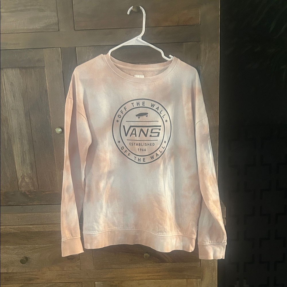 Vans Peach Tie-Dye Crewneck